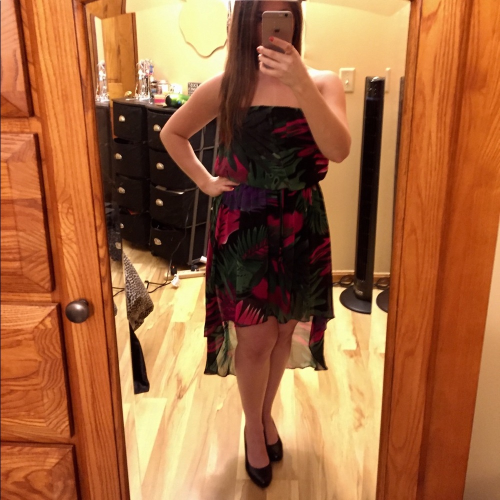 Vibrant High Low Dress